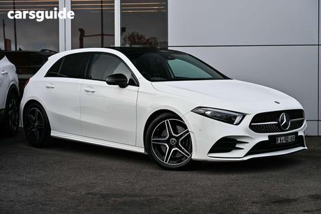White 2019 Mercedes-Benz A250 Hatchback 4Matic Amg Line