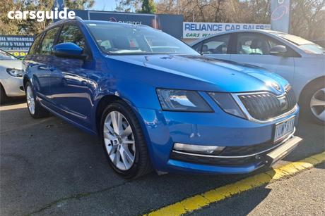 Blue 2019 Skoda Octavia Wagon 110 Tsi