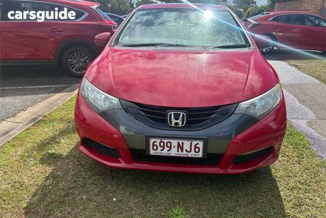Red 2013 Honda Civic Hatchback Vti-S