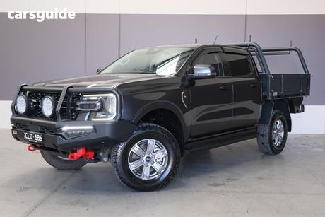 Grey 2023 Ford Ranger Double Cab Chassis Xlt 3.0 (4X4)