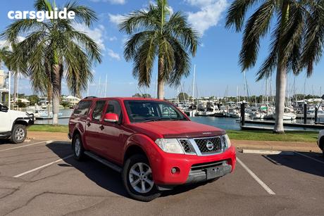 Red 2013 Nissan Navara Dual Cab Pick-up St (4X4)
