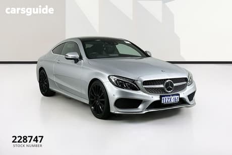 Silver 2016 Mercedes-Benz C300 Coupe