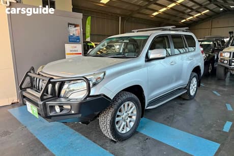 Silver 2014 Toyota Landcruiser Prado Wagon Vx (4X4)