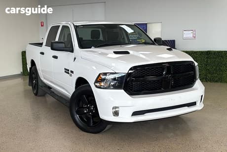 White 2022 RAM 1500 Crew Cab Utility Express