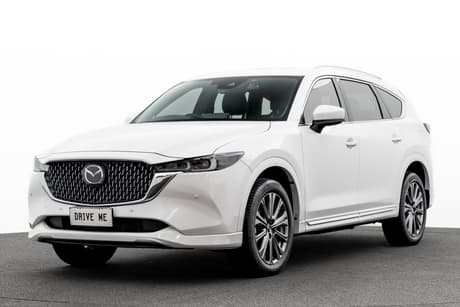 White 2023 Mazda CX-8 Wagon D35 Asaki (Awd)
