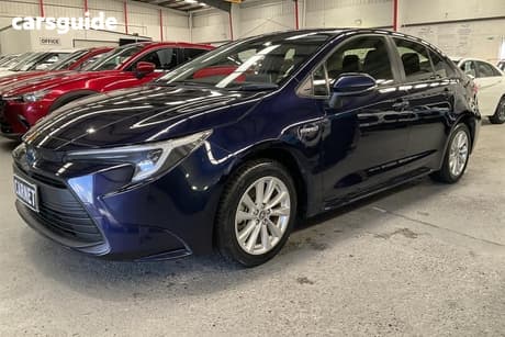 Blue 2023 Toyota Corolla Sedan Ascent Sport + Conv Pk Hybrid