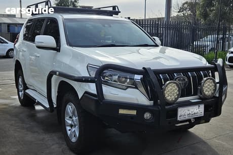 White 2018 Toyota Landcruiser Prado Wagon Gxl (4X4)
