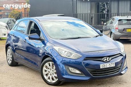 Blue 2012 Hyundai I30 Hatchback Active