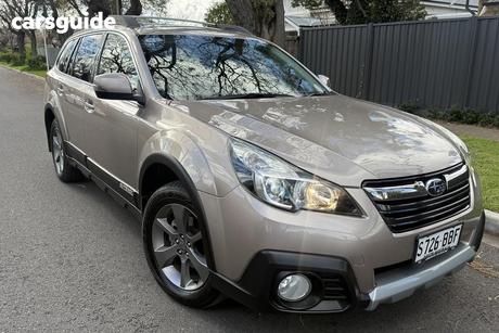 Beige 2014 Subaru Outback Wagon 2.5I