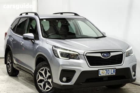 Silver 2021 Subaru Forester Wagon 2.5I (Awd)