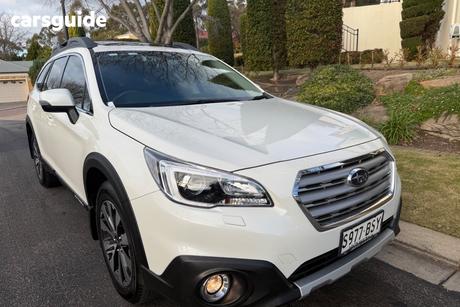 White 2017 Subaru Outback Wagon 2.0D Premium