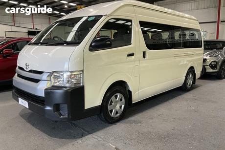White 2018 Toyota HiAce Bus Commuter