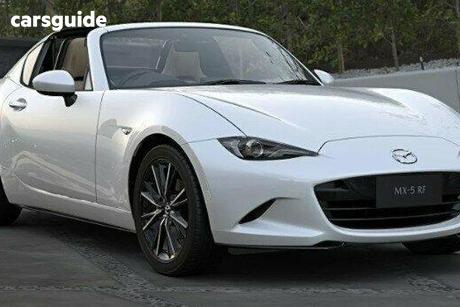 White 2026 Mazda MX-5 Convertible G20 Rf Gt
