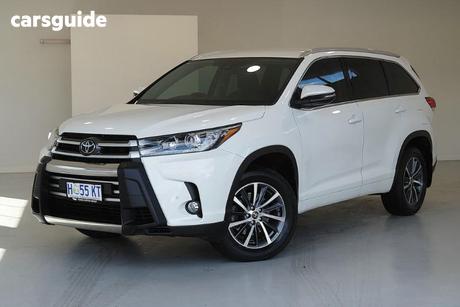 White 2017 Toyota Kluger Wagon Gxl (4X4)