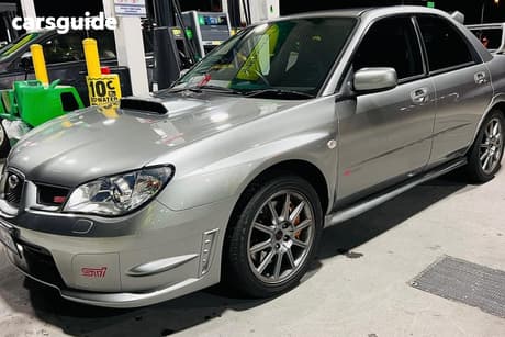 Grey 2007 Subaru Impreza Sedan Wrx Sti