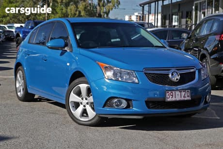 Blue 2014 Holden Cruze Hatchback Equipe