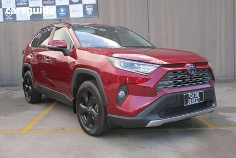 Red 2021 Toyota RAV4 Wagon Cruiser (Awd) Hybrid