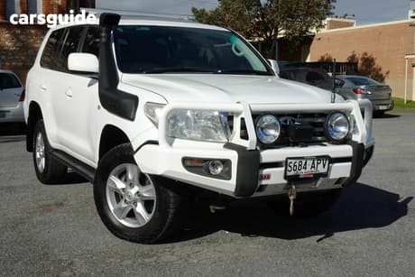 White 2010 Toyota Landcruiser Wagon Vx (4X4)