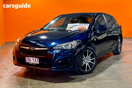 Blue 2017 Subaru Impreza Hatchback 2.0I (Awd)