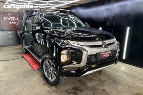 Black 2021 Mitsubishi Triton Double Cab Pick Up Gls (4X4)