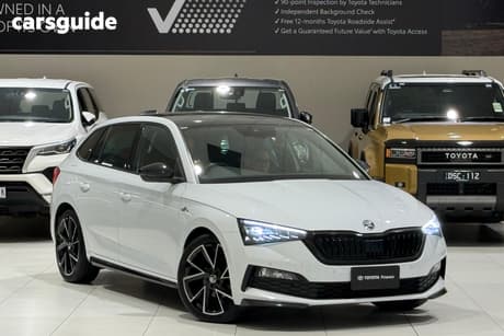White 2020 Skoda Scala Hatchback 110 Tsi Monte Carlo