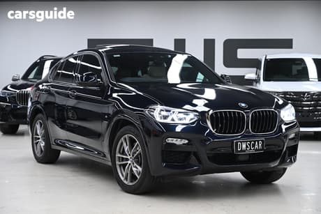 Black 2018 BMW X4 Coupe Xdrive 30I M Sport