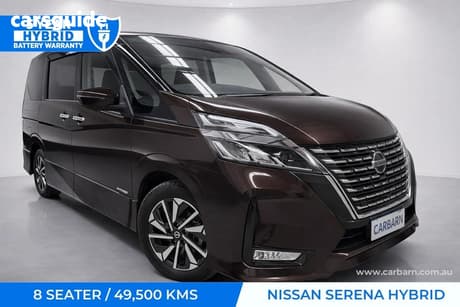 Brown 2021 Nissan Serena OtherCar 5D HIGHWAY STAR V