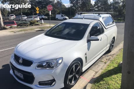 White 2017 Holden Commodore Ute Tray SV6