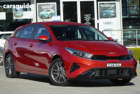 Red 2021 Kia Cerato Hatchback Sport