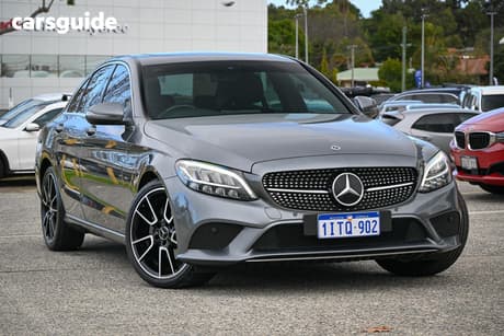 Grey 2019 Mercedes-Benz C200 Sedan