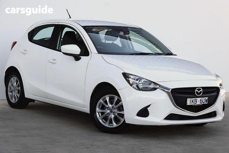 White 2017 Mazda 2 Hatchback Maxx
