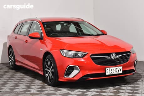 Red 2018 Holden Commodore Sportswagon Rs