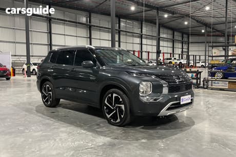 Grey 2024 Mitsubishi Outlander Wagon Phev Exceed 5+2 Seat (Awd)
