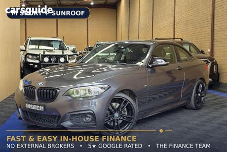 Grey 2017 BMW 2 Coupe 20I M SPORT F22 MY17