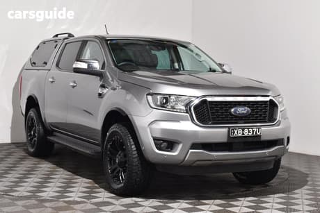 Silver 2021 Ford Ranger Double Cab Pick Up Xlt 2.0 Hi-Rider (4X2)