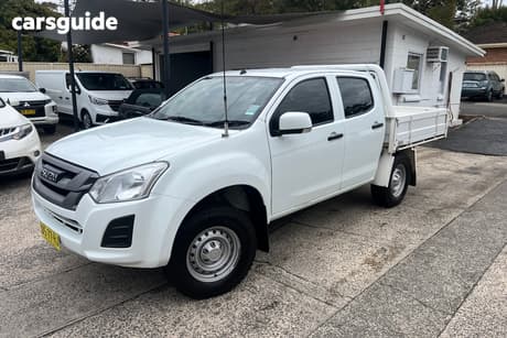 White 2020 Isuzu D-MAX Cab Chassis Sx Hi-Ride (4X2)