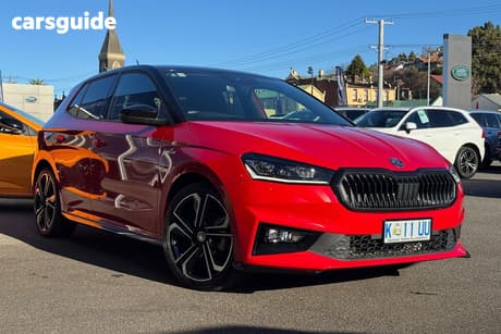 Red 2022 Skoda Fabia Hatchback 110Tsi Monte Carlo Edition 150