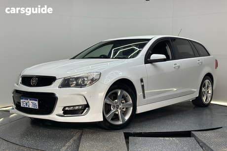 White 2016 Holden Commodore Sportswagon Sv6 Black Pack