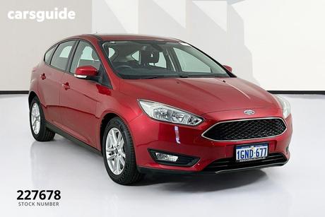Red 2018 Ford Focus Hatchback Trend