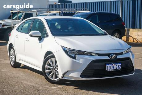 White 2024 Toyota Corolla Sedan Ascent Sport