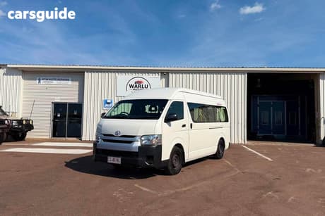White 2018 Toyota HiAce Bus Commuter