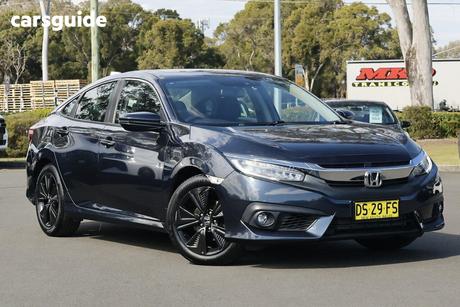 Blue 2017 Honda Civic Sedan Vti-Lx
