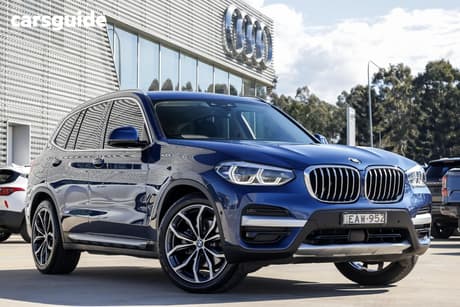 Blue 2018 BMW X3 Wagon Xdrive 30I