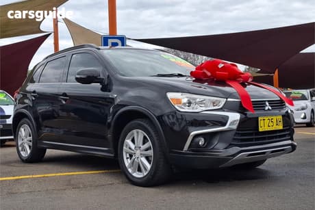 Black 2017 Mitsubishi ASX Wagon Xls (4Wd)