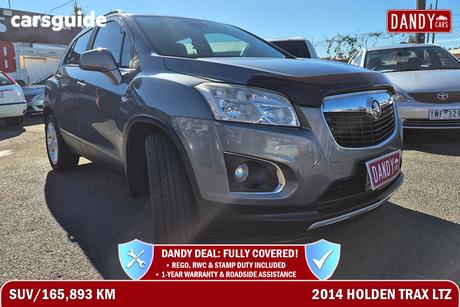 Grey 2014 Holden Trax Wagon Ltz