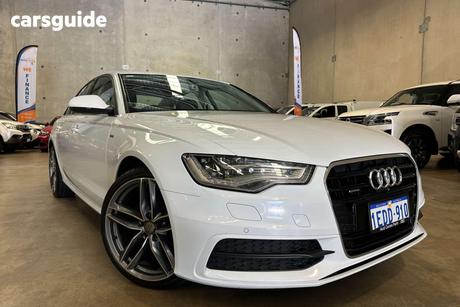White 2013 Audi A6 Sedan 2.8 Fsi Quattro