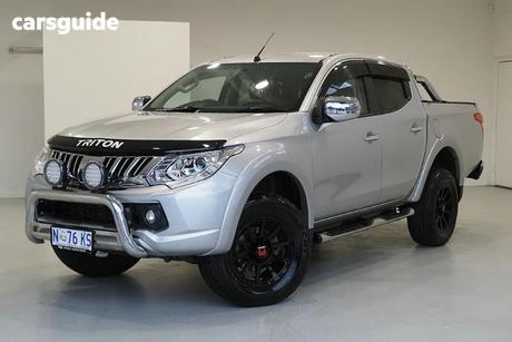 Grey 2016 Mitsubishi Triton Dual Cab Utility Gls (4X4)