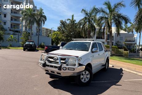 White 2008 Toyota Hilux Dual Cab Pick-up Sr5 (4X4)