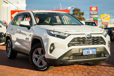 White 2024 Toyota RAV4 Wagon Gx (2Wd) Hybrid