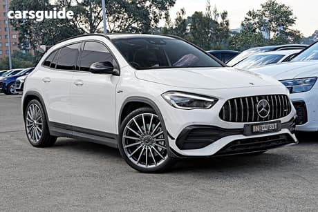White 2023 Mercedes-Benz GLA35 Wagon 4Matic